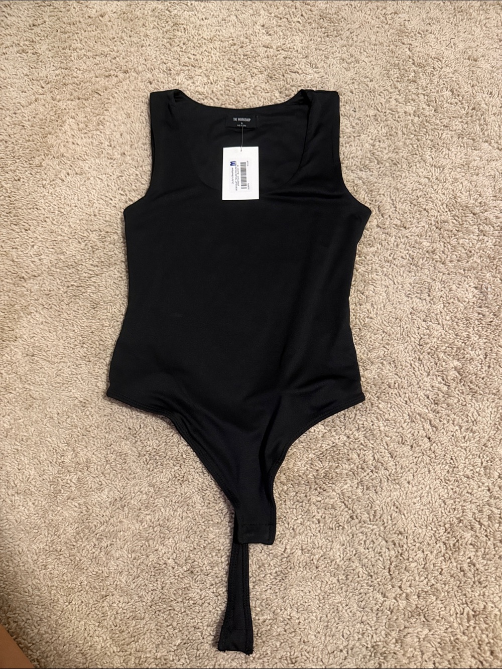 Workshop Republic Clothing Black Tank-Style Kids Bodysuit